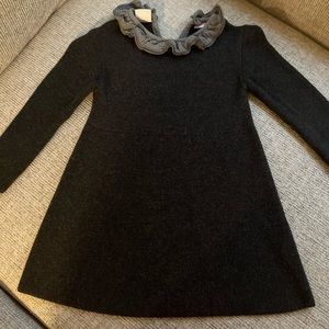 Zara dark gray and light gray dress, size 4-5t.